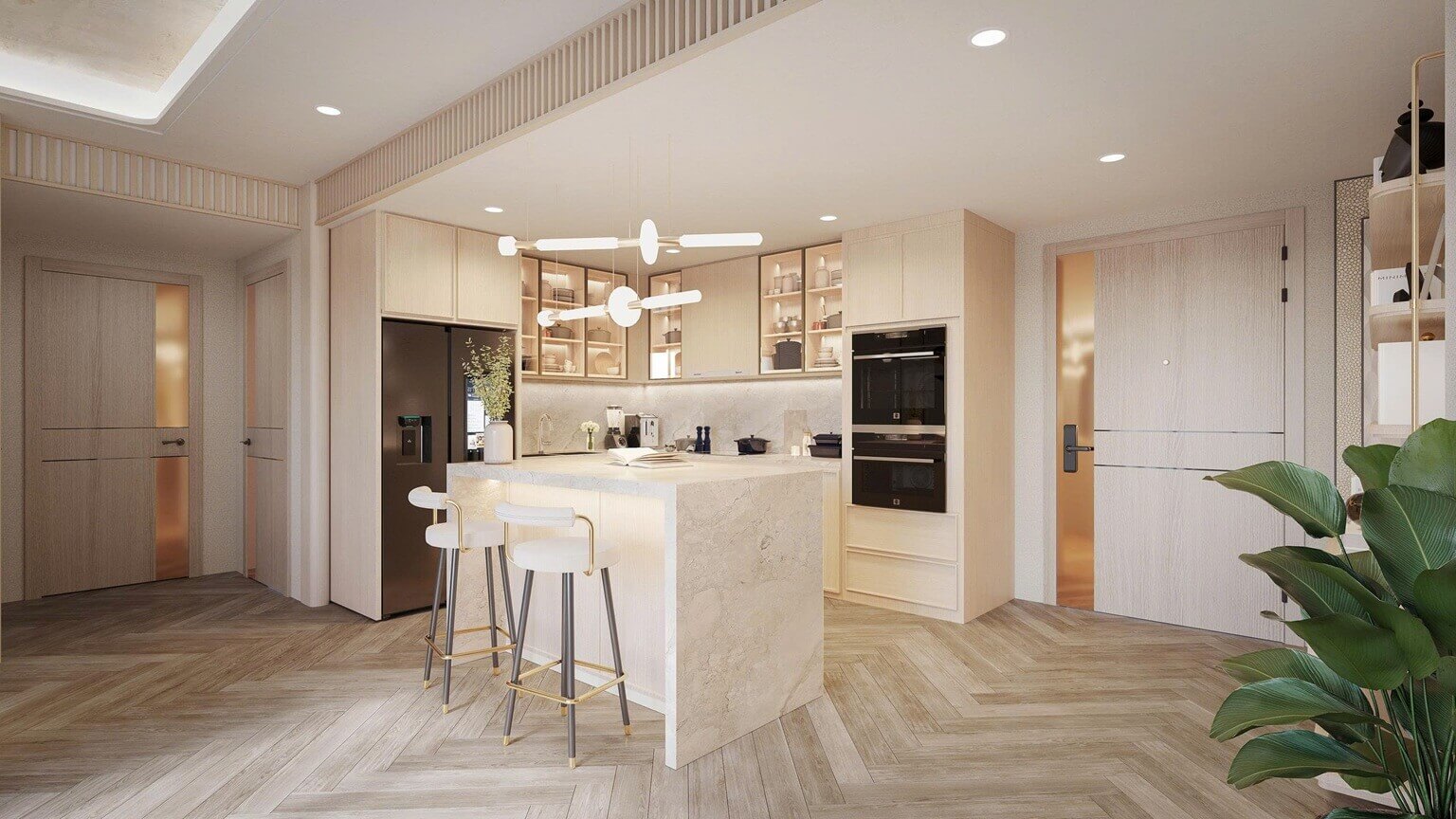 nội thất căn hộ flora garden tứ hiệp thanh trì