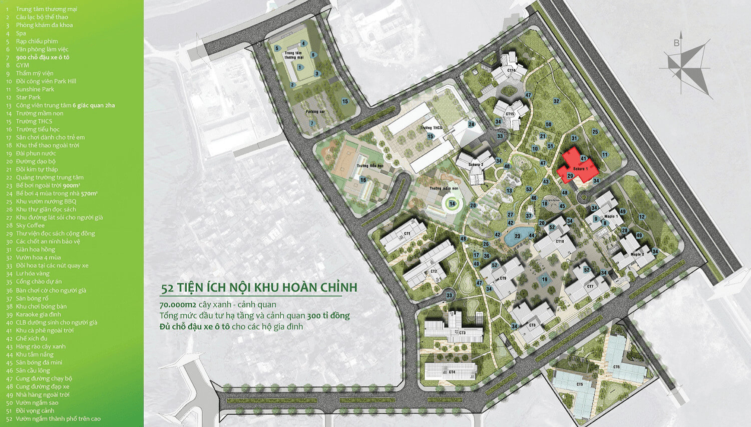 tiện ích dự án flora garden tứ hiệp thanh trì